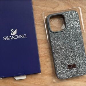 Swarovski Glittering Silver Phone Case
